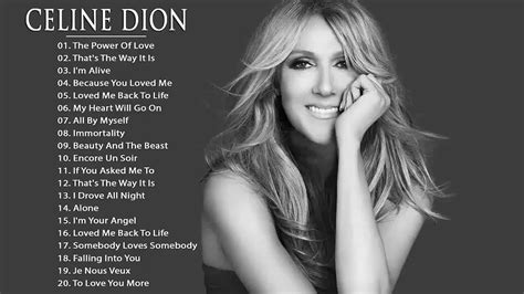 chanson de celine dion parole|Celine Dion all songs.